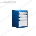 L3abd 2863 industrial drawer cabinets heavy duty blue white pedestal