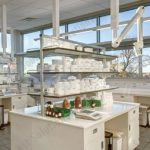 Lab casework fume hood for chemical exhaust better air quality