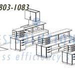 Lab casework high density shelving