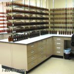 Lab casework metal steel shelves