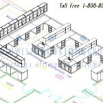 Lab design stainless steel islands