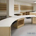 Laboratory casework cabinets medical slant wall shelving
