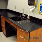 Laboratory sink module units antimicrobial esd countertops clean labs solvent storage texas oklahoma kansas arkansas tennessee