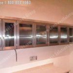 Laboratory stainless steel casework pre fabricated cabinets millwork shelves lab furnishings moveable gsa