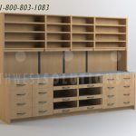 Laminate casegoods cabinets pharmacy storage shelves ssg ph10 4 l km