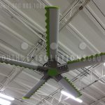 Large diameter fan reduce energy costs