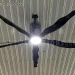 Large high power ceiling fan light indoor