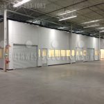 Large warehouse garage door inplant offices modular construction warehouses distribution facilities