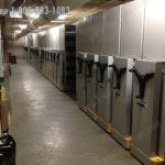 Library archive stacks shelving