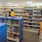 Library book adjustable metal shelves seattle bellevue everett