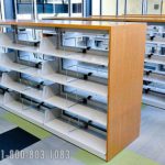 Library book shelves dividers reference shelving school books storage