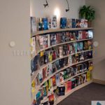 Library display shelving public community book storage