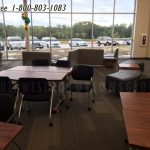 Library furniture seating tables study carrel