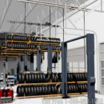 Lift n store tire storage system