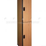 Lockable secure storage cabinets for temporary personal belongings storage