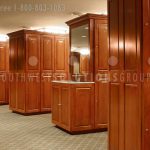 Locker room storage lockers country club members area