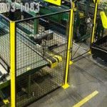 Machine equipment partitions protective guards