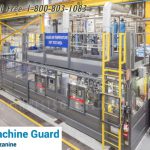 Machine guard mezzanine steel platform