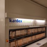 Mail system space saving kardex boxes
