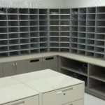 Mailroom case work mailbox storage copy center