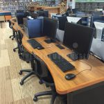 Makerspace library furniture tables study desks