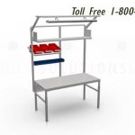 Manual assembly maintenance department modular tables