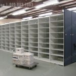 Manual hand crank high capacity storage racks