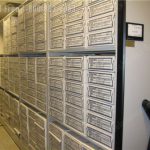 Manual high density rolling shelves storage cabinets