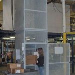 Material lift warehouse mezzanine storage elevator