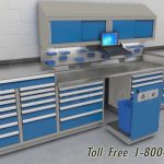 Mechanic auto repair technician service workbench station