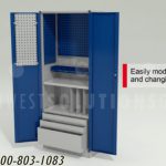 Mechanical heavy duty workstations shop cabinet tables