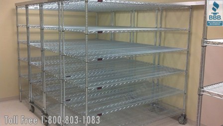 Refrigerated Compact Storage Racks For, Cooler Shelving Systems