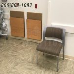 Medical clinic seating wall mounted chair seat bench