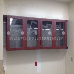 Medical device product storage thermofoil cabinet procedure room hospital