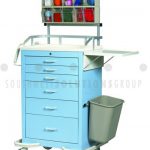 Medical hospital anesthesia surgery cart