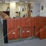 Medical hospital nurse station counter area modular casegoods casework moveable millwork dallas austin oklahoma city