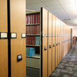 Medical institute library reference collection automatic shelving
