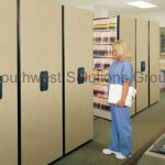 Medical records hospital chart shelving high density storage
