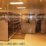 Medical storage compact mobile wire racks