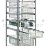 Medical supply cart baskets medassets
