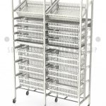 Medical supply par room 2 bin shelving e 2 8