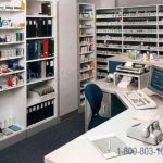 Medication storage drawers pharmacy counter cabinets shelving modular movable millwork furniture lab tx ok ar ks tn