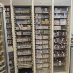 Medicine storage baskets pharmacy