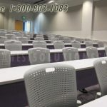 Mesh back auditorium fixed seating classroom furniture