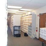 Metal file shelves open shelf filing storage