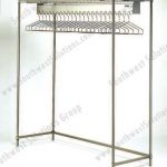 Metal hanging clothes storage wire shelves racks