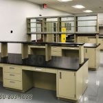 Metal lab casework steel cabinets