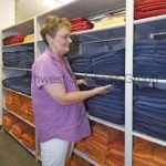 Metal shelves clothes storage racks