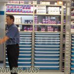 Metal storage cabinet shelving drawers industrial parts