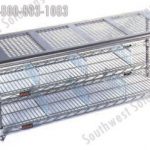 Metal wire bins for organization